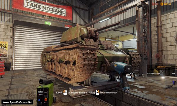 Tank Mechanic Simulator Screenshot 1, Full Version, PC Game, Download Free