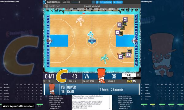 Draft Day Sports: College Basketball 2020 Screenshot 1, Full Version, PC Game, Download Free