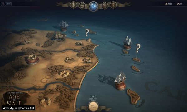 Ultimate Admiral Age of Sail Screenshot 1, Full Version, PC Game, Download Free